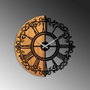 Wallity Wooden Clock - 63 Nogal y Negro